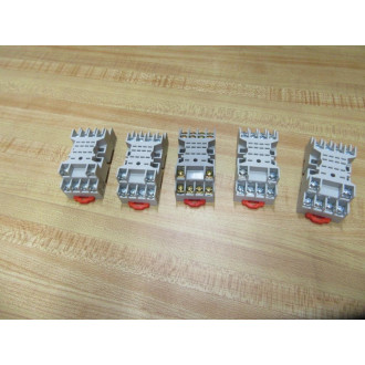 Square D 8501-NR45 Relay Socket 8501NR45 . (Pack of 5) - New No Box