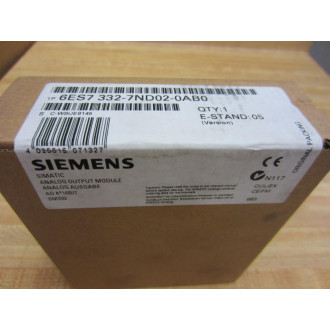 Siemens 6ES7 332-7ND02-0AB0 Module 6ES73327ND020AB0 Factory Sealed