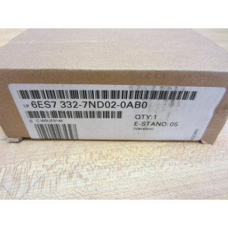 Siemens 6ES7 332-7ND02-0AB0 Module 6ES73327ND020AB0 Factory Sealed