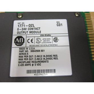 Allen Bradley 1771-OZL Module 1771-0ZL SD1PH1TW - New No Box