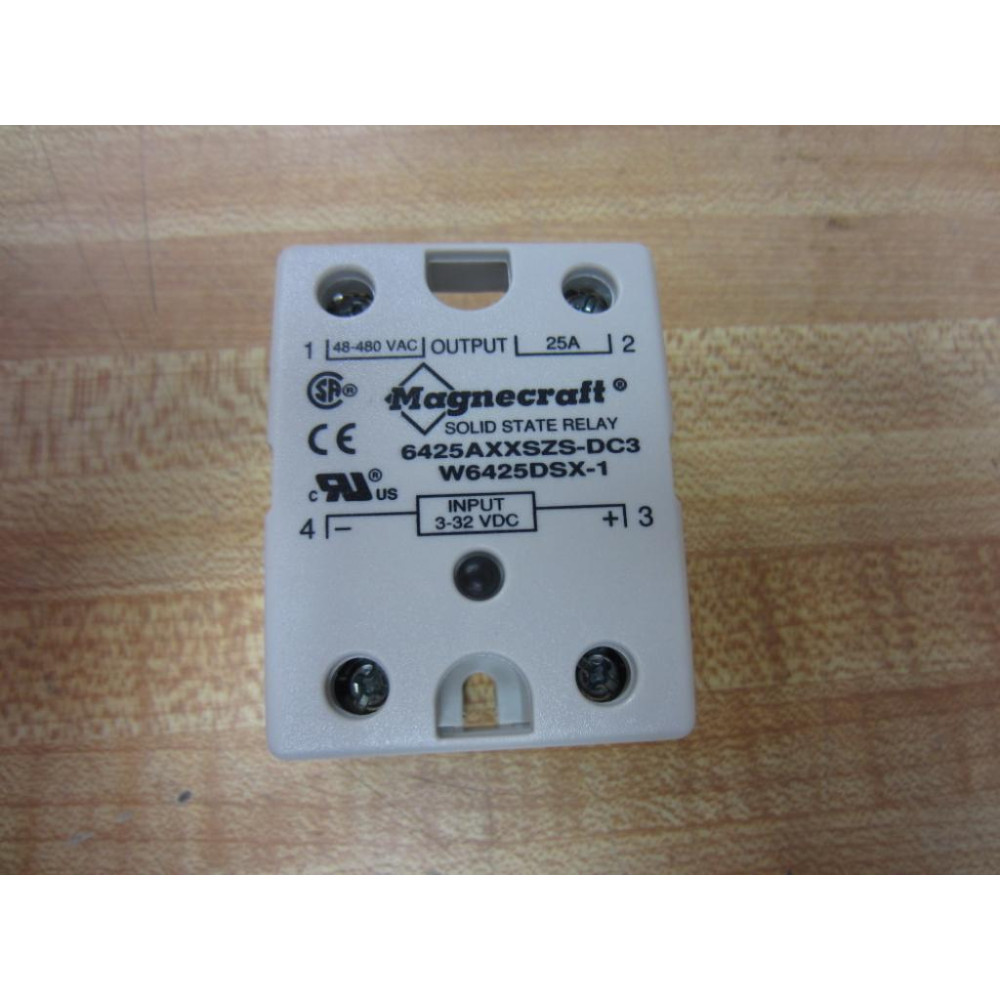 Magnecraft 6425AXXSZS-DC3 Solid State Relay W6425DSX-1 - New No Box