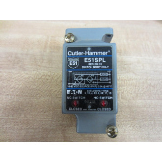 Cutler Hammer E51SPL Eaton Limit Switch Body Series C1 - New No Box