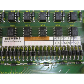Siemens 6FX1124-6AD02 Drive Board 6FX11246AD02 - Used
