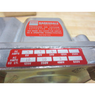 Barksdale D2T-H18SS Pressure Switch D2TH18SS