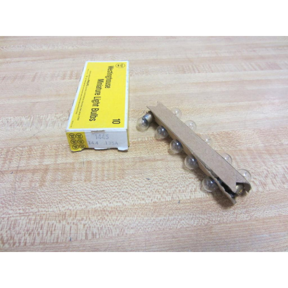 Westinghouse 1445 Miniature Lamp Bulb (Pack of 10)
