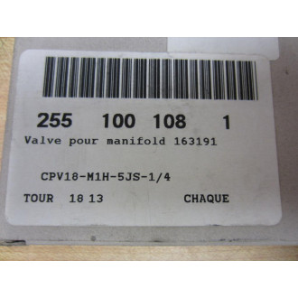Festo 163191 Valve CPV18-M1H-5JS-14