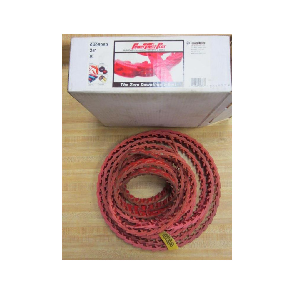 Power Twist Plus 0405050 Composite V-Belts 25Ft - New No Box