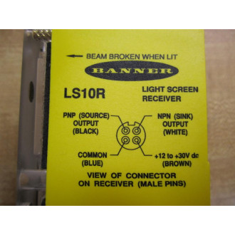 Banner LS10R Light Screen Receiver 27661 - New No Box