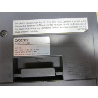 Brother PT-320 P Touch Extra PT320 Label Printer - Used