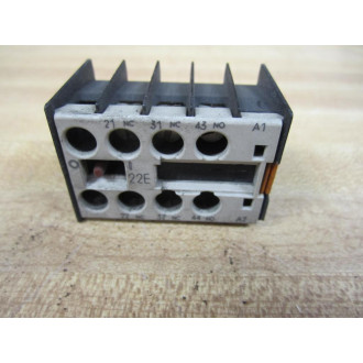 Siemens 3TX4412-1A Aux.Contact Block 3TX44121A - Used