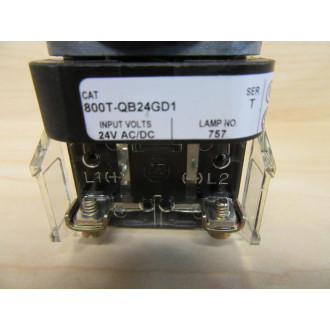 Allen Bradley 800T-QB24GD1 Green Push Button Series T - New No Box