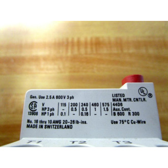 Allen Bradley 140-MN-0160 Manual Motor Starter 140MN0160 Series C