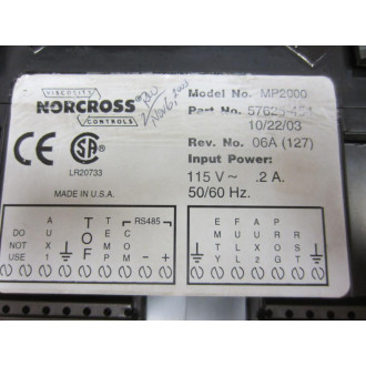 Norcross MP2000 Viscometer 57625-454 - Used