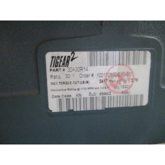 Dodge 30A30R14 Tigear Gear Reducer 30:1 - Used