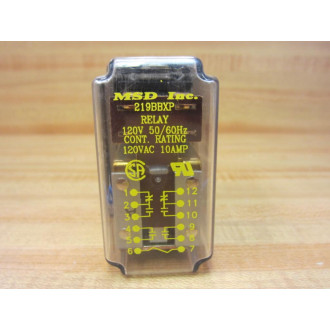 MSD 219BBXP 120V Relay - New No Box