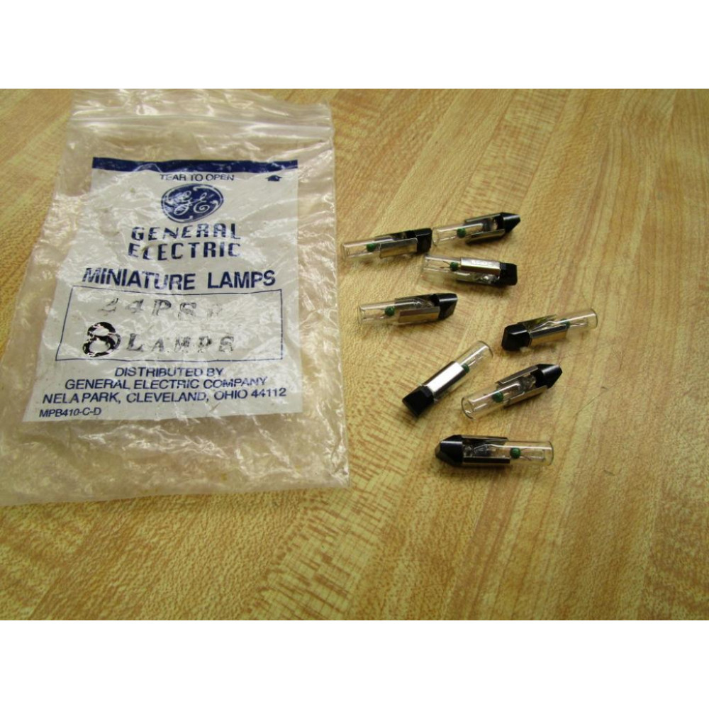 General Electric 24PSB Miniature Lamp Light Bulb GE (Pack of 8)