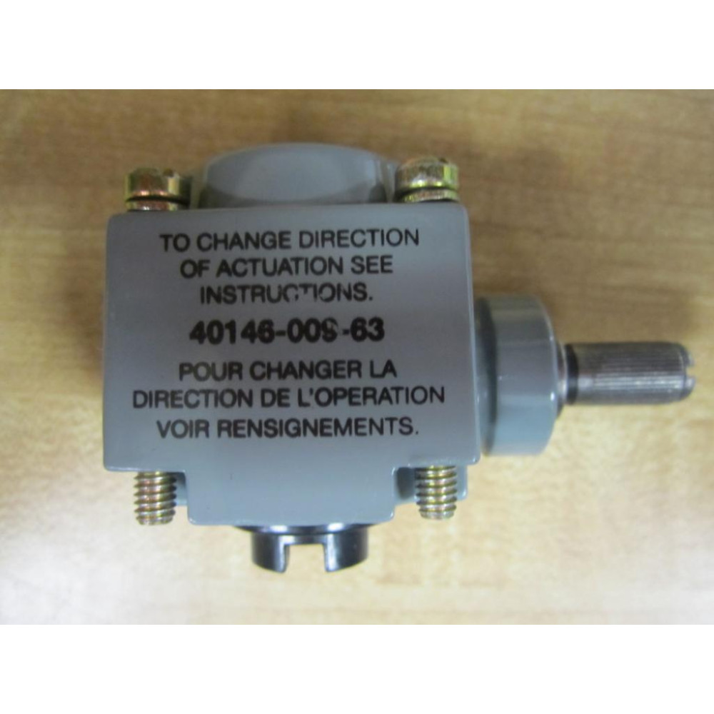 Allen Bradley 40146-009-63 Switch Head 4014600963 - New No Box