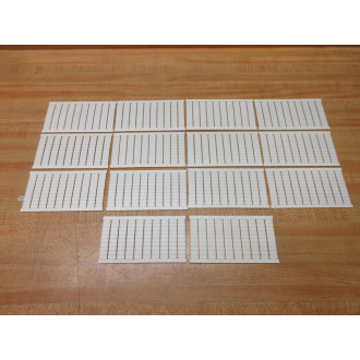 Entrelec ABB RC510 Marker Cards RC510 RC510-B2 (Pack of 14) - New No Box