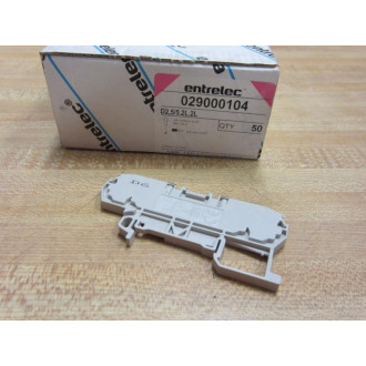 ABB Entrelec 029000104 Terminal Block D2.55.2L.2L (Pack of 50)