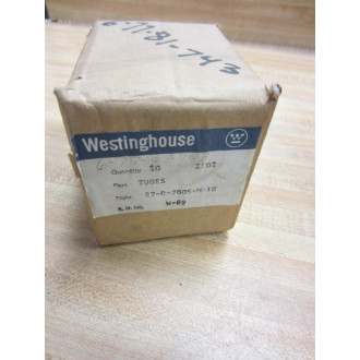Westinghouse 27-D-7805-H-18 Tubes 27D7805H18 (Pack of 20)
