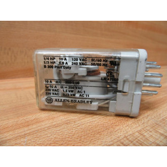 Allen Bradley 700-HA33A1-4-120V AC Relay 700-HA33A1-4-120VAC (Pack of 2) - Used