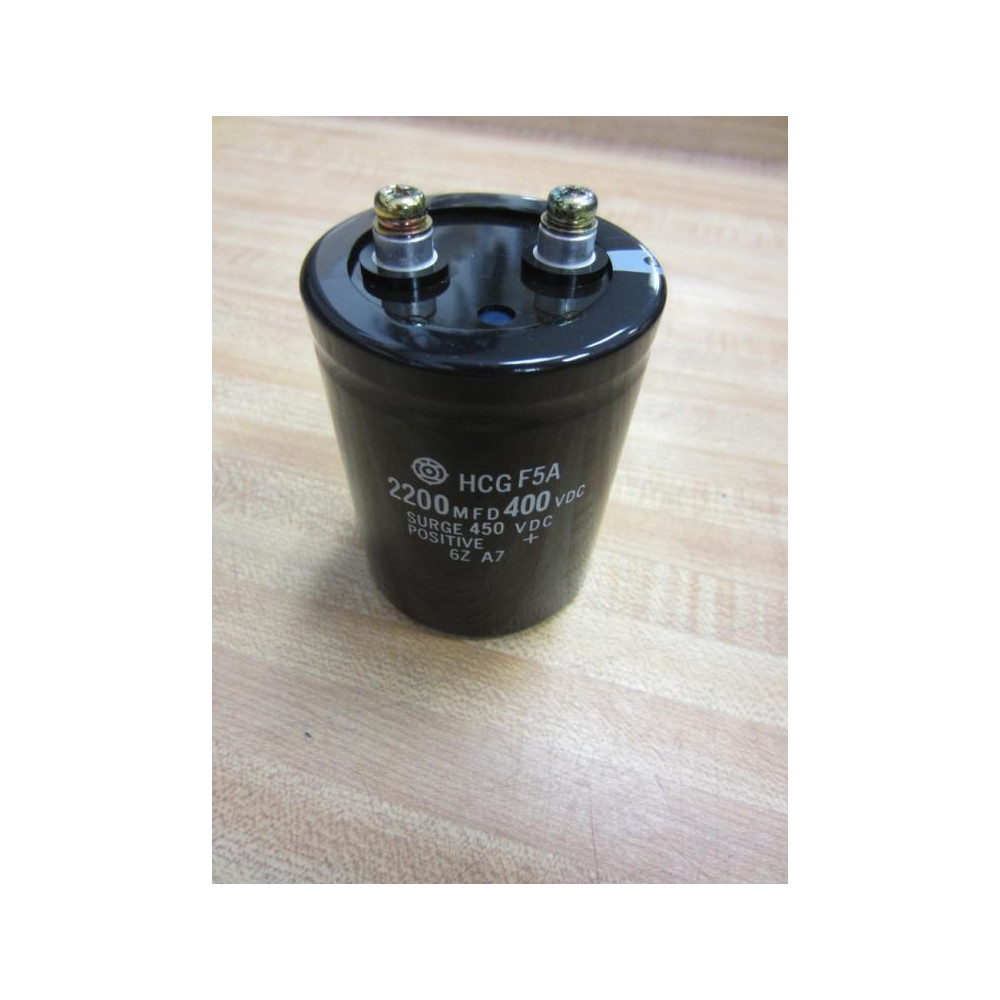 Hitachi HCG F5A Capacitor HCGF5A 2200MFD 400VDC - New No Box