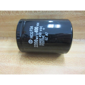 Hitachi HCG F5A Capacitor HCGF5A 2200MFD 400VDC - New No Box
