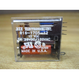 NTE Electronics R16-17D5-12 Relay R1617D512 - New No Box