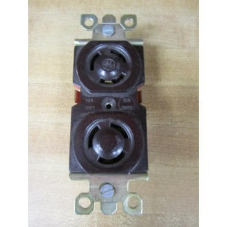 GE General Electric GL 7580 Duplex Locking Receptacle - New No Box