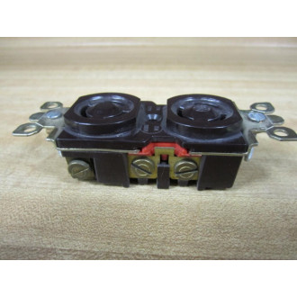 GE General Electric GL 7580 Duplex Locking Receptacle - New No Box