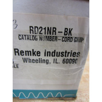 Remke RD21NR-BK Cord Grip 34 Max .35-.63 (Pack of 23) - New No Box