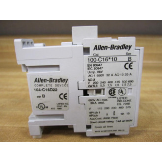 Allen Bradley 100-C16KD10 Contactor - New No Box