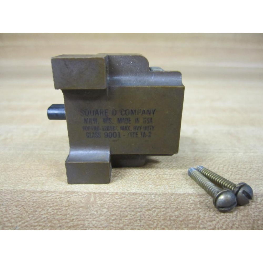 Square D 9001-TA2 Contact Block 9001TA2 - Used