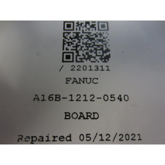 Fanuc A16B-1212-0540 Brake Control A16B-1212-054004B No.2201311 - Refurbished