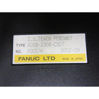 Fanuc A05B-2308-C307 Pendant Case Only No Switches - Used