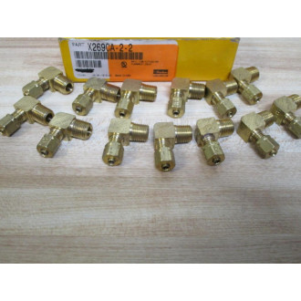 Parker X269CA-2-2 Tube Fitting X269CA22 (Pack of 13)