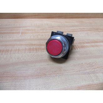 General Electric CR104PBG91R1 Red Pushbutton GE - Used