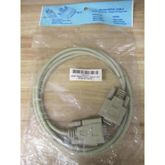 DB9MF Serial Cable RS232 9MF-6-M 6' Cable