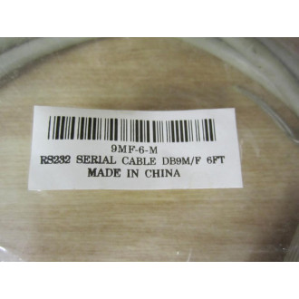 DB9MF Serial Cable RS232 9MF-6-M 6' Cable