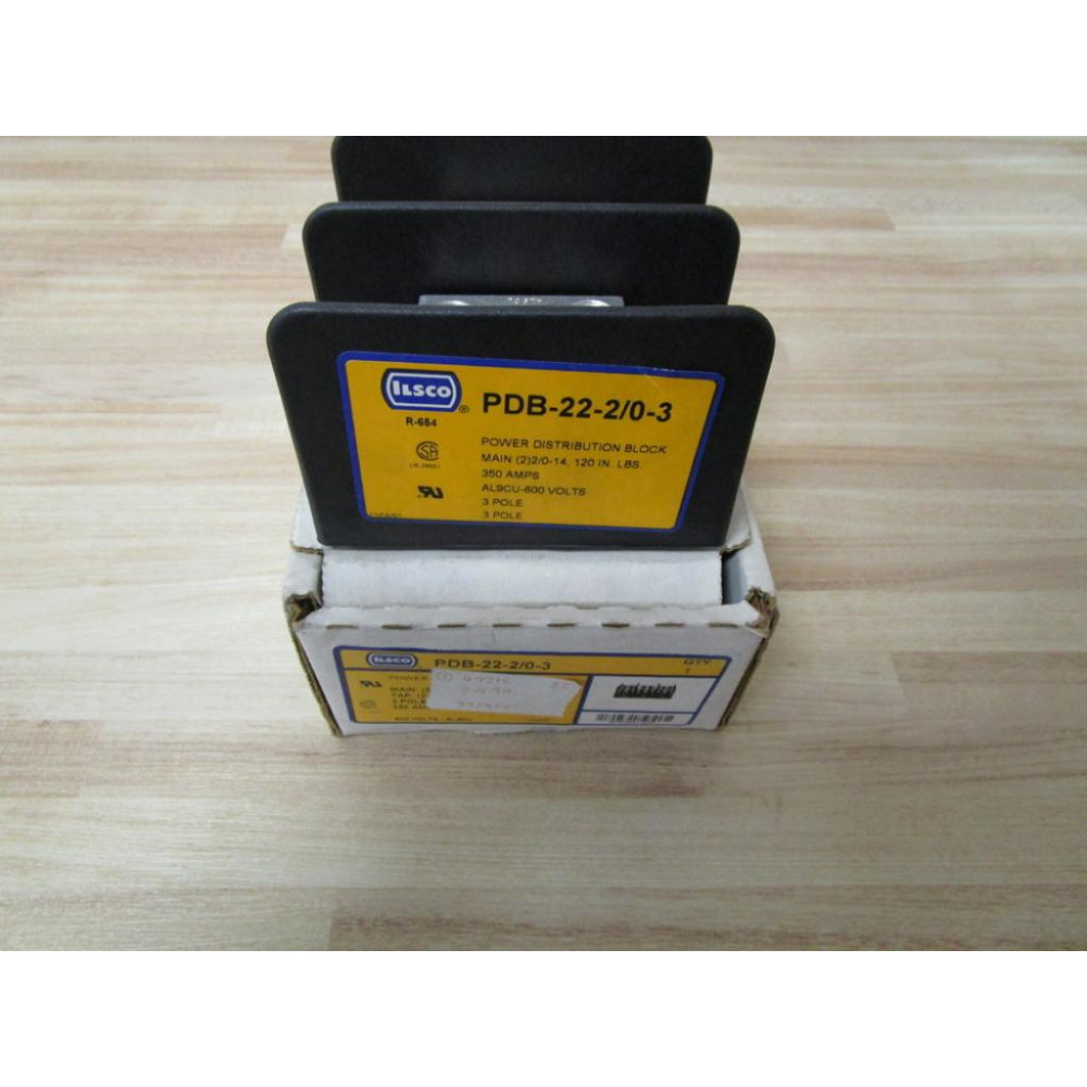 ILSCO PDB-22-20-3 Power Distribution Block PDB22203