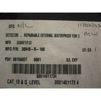 Dosimeter 3094B-R-100 Detector 100 Feet - Used