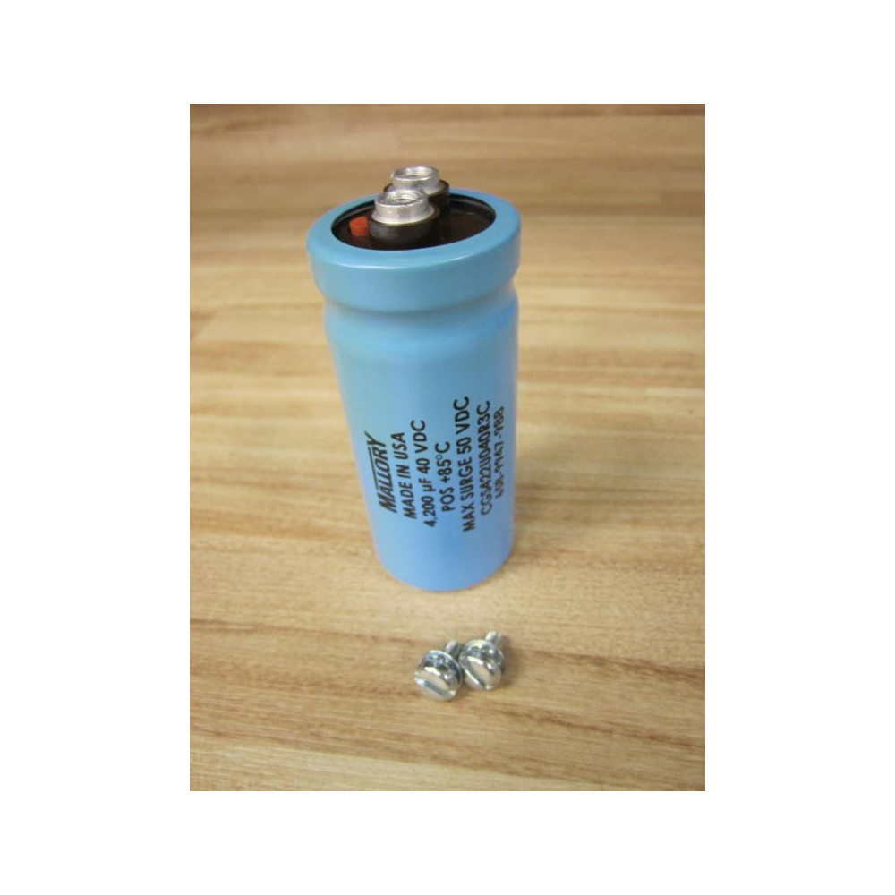 Mallory CGS422U040R3C Aluminum Electrolytic Capacitor 658-9947-998 - New No Box