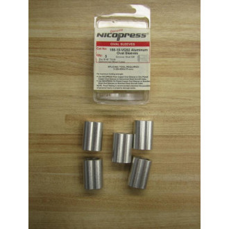 Nicopress 188-10-VG92 Aluminum Oval Sleeves (Pack of 5)