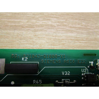 Siemens S31043-Q1000-X1-10 Circuit Board S31043-Q1000-X1 - Used