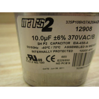 Mars 12908 Capacitor 325P106H37A20A4ZM9