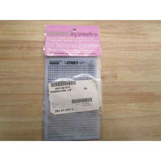 Datak K63 Datamark Dry Transfers 18" Alphabets