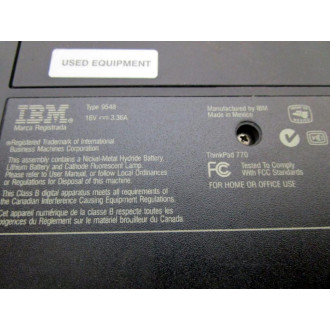 IBM 9548-30U Laptop - New No Box
