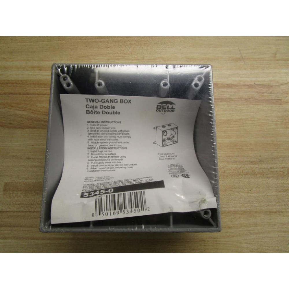 Bell Outdoor 5345-0 Two-Gang Box