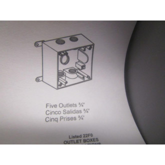 Bell Outdoor 5345-0 Two-Gang Box