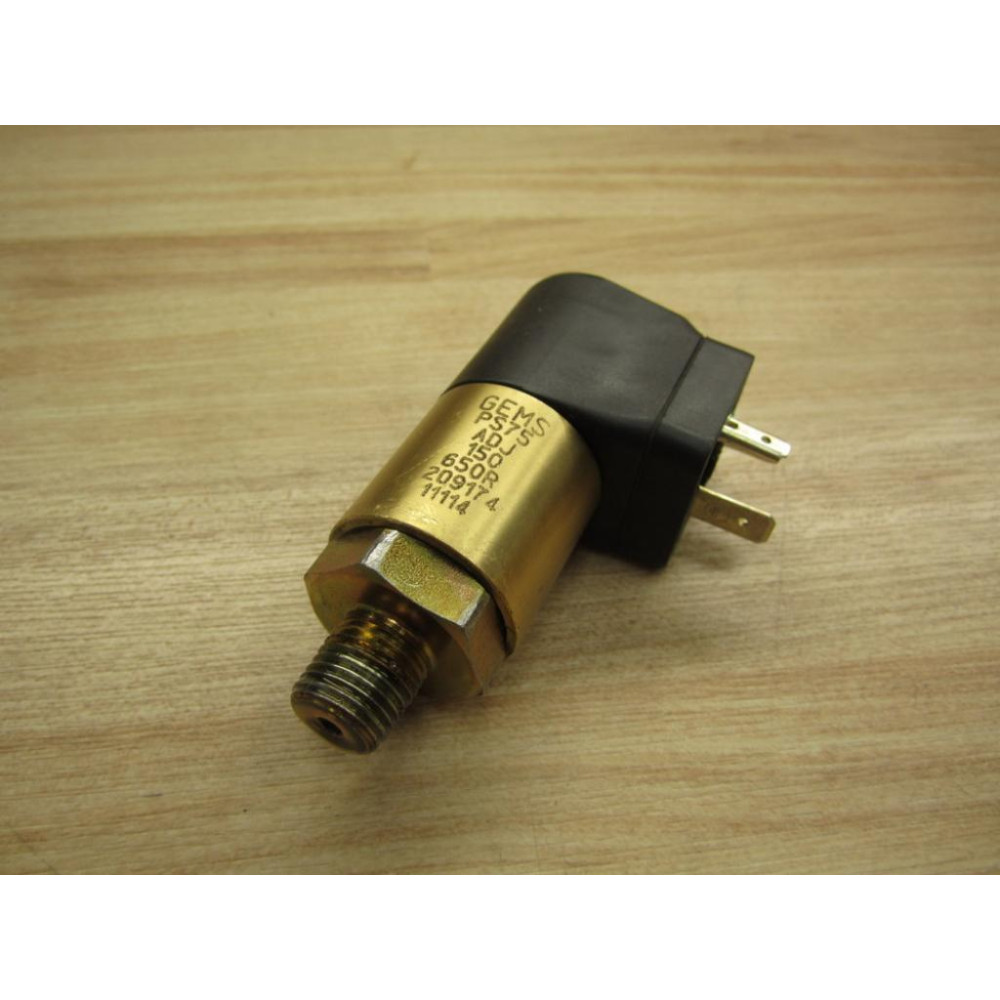 GEMS PS75 Pressure Switch ADJ 150 650R 20917 4 11114 - Used